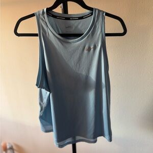 Nike Women's Light Blue Tank Top